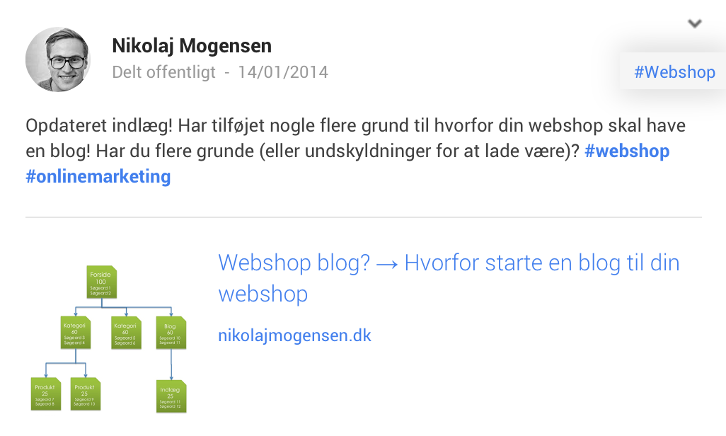 Hvorfor starte en blog på sin webshop, Nikolaj Mogensen